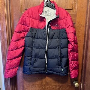 Kathmandu Red/Blue Puffer Jacket, the lightest and warmest jacket ever!